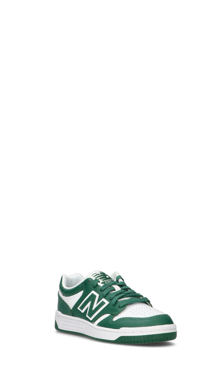NEW BALANCE 480 Sneaker uomo bianca/verde in pelle