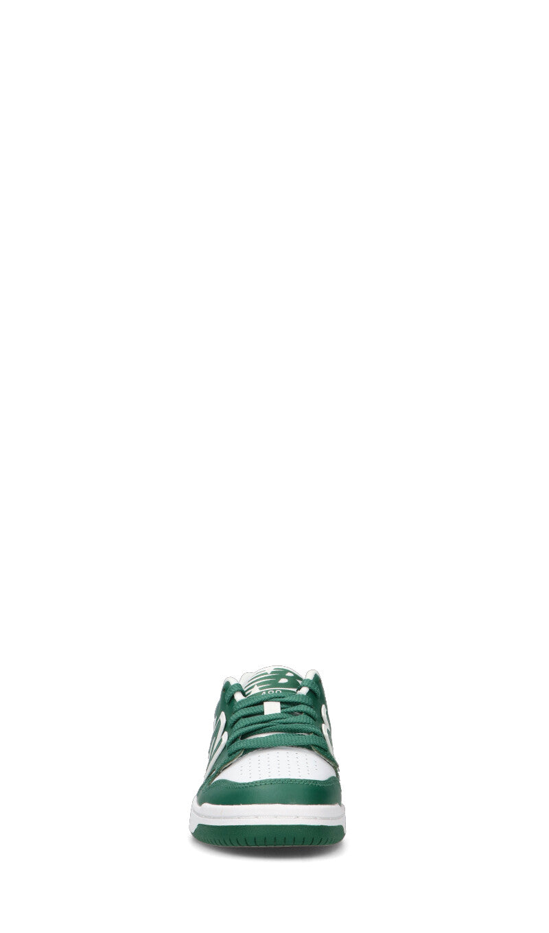 NEW BALANCE 480 Sneaker uomo bianca/verde in pelle
