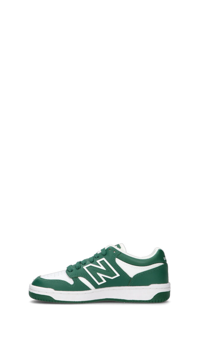 NEW BALANCE 480 Sneaker uomo bianca/verde in pelle