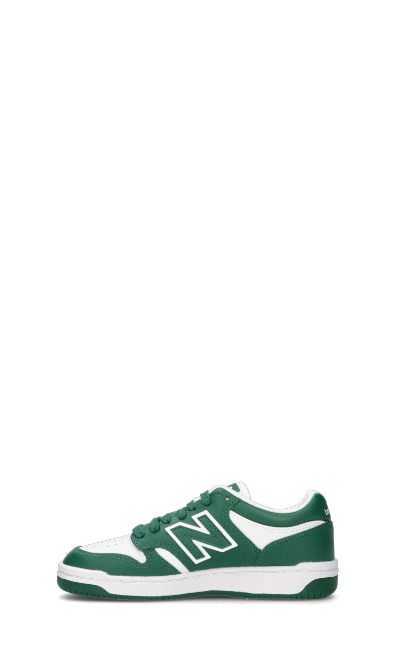 NEW BALANCE 480 Sneaker uomo bianca/verde in pelle
