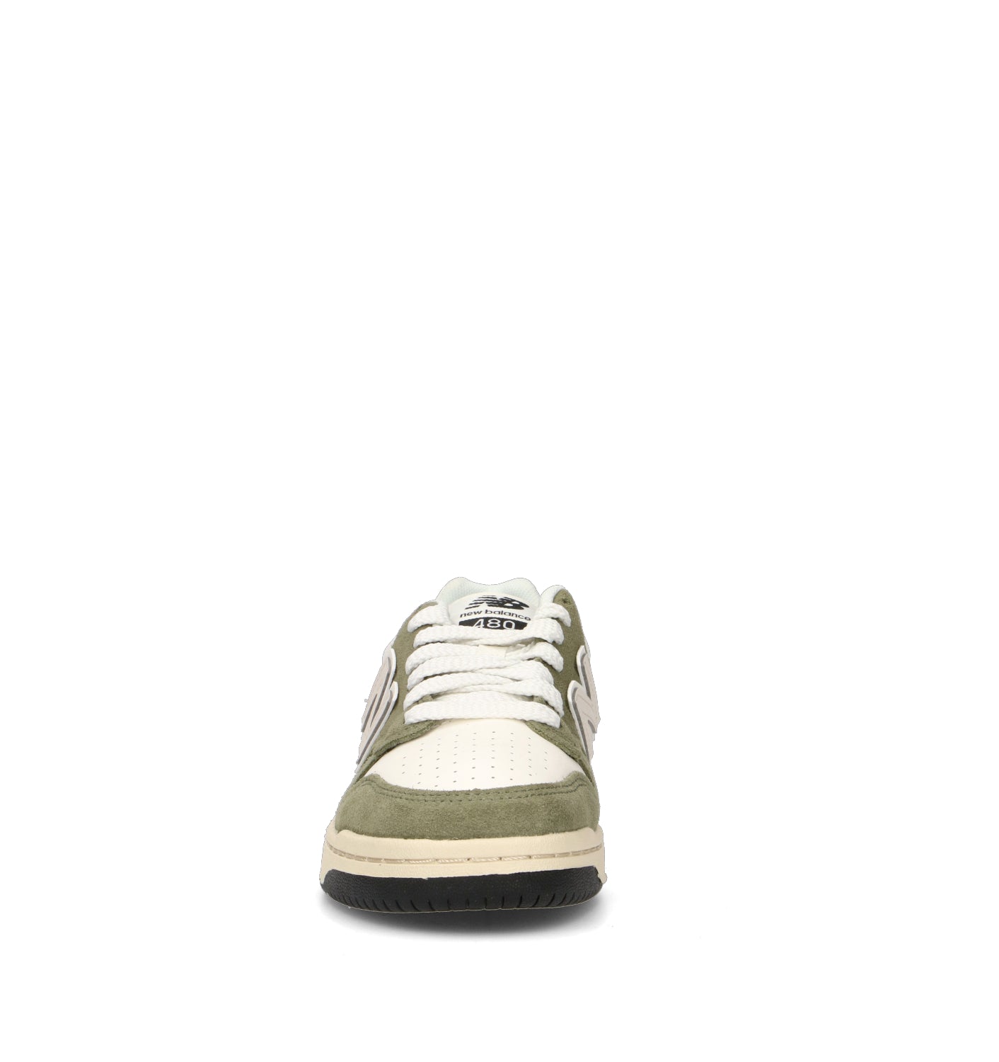 NEW BALANCE 480 Sneaker uomo verde in pelle