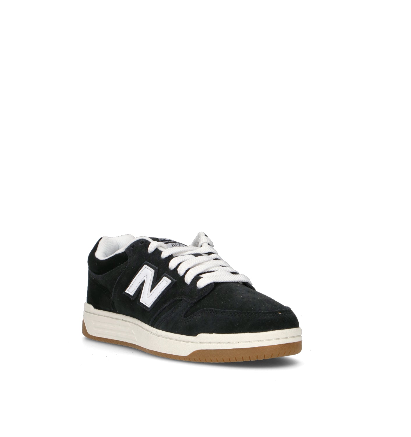 NEW BALANCE 480 Sneaker donna nera in suede