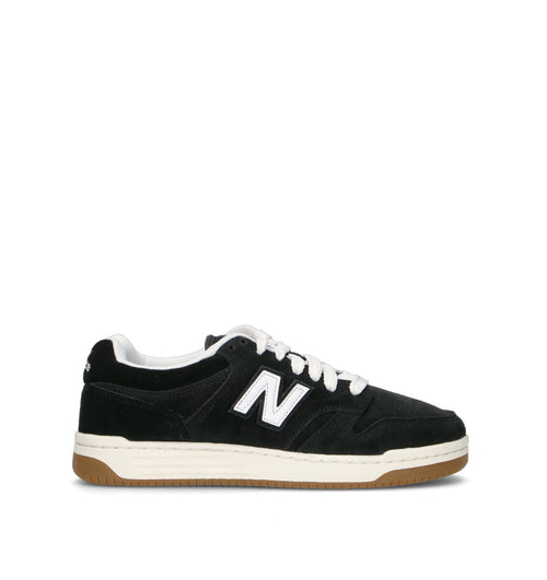 NEW BALANCE 480 Sneaker donna nera in suede