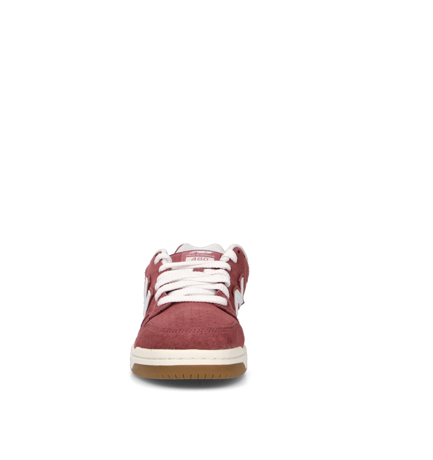 NEW BALANCE 480 Sneaker uomo vino in suede