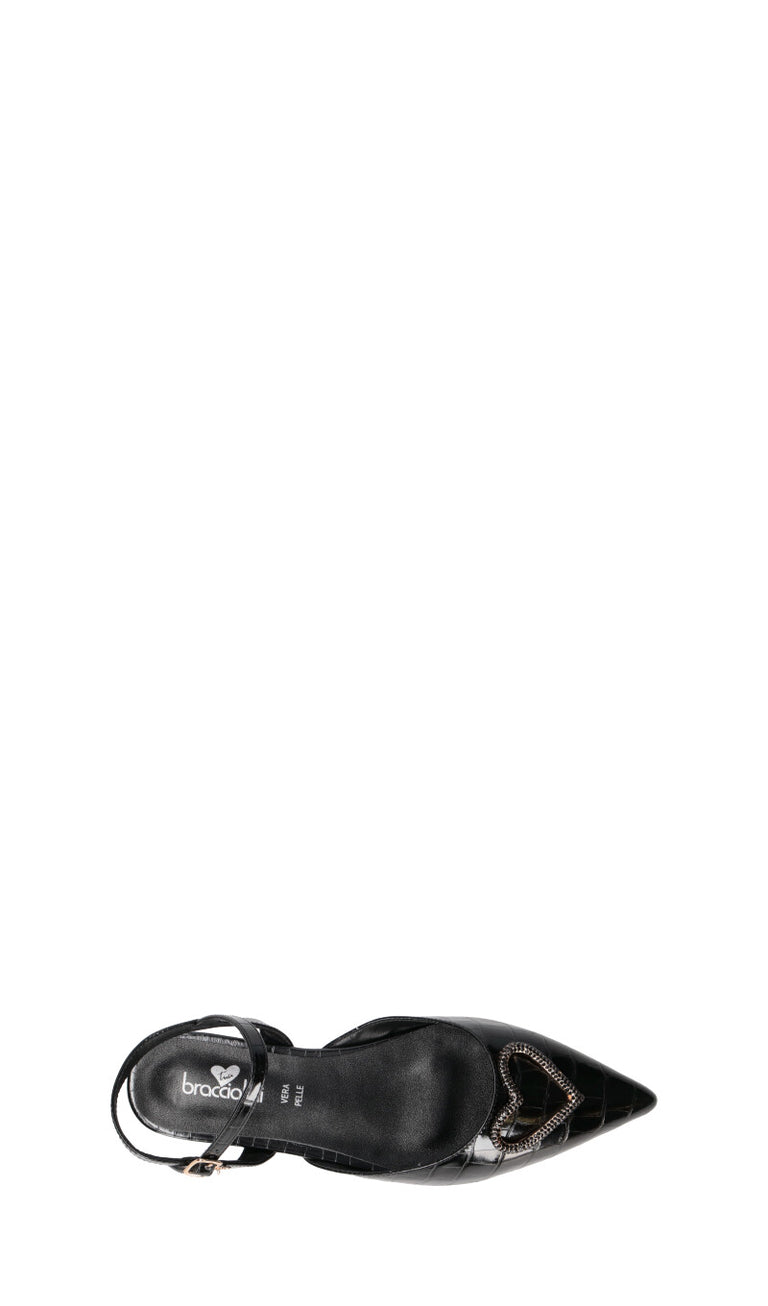 BRACCIALINI Slingback donna nera