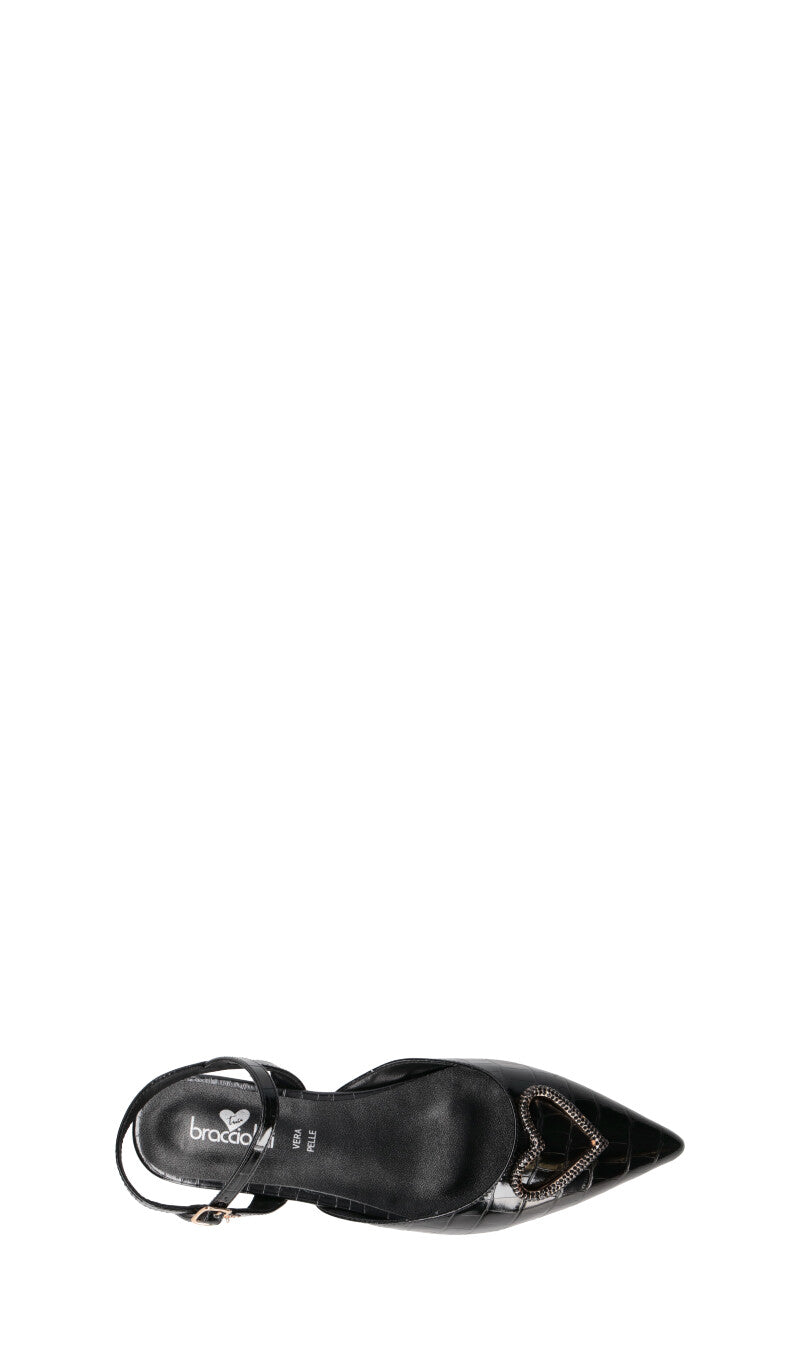 BRACCIALINI Slingback donna nera