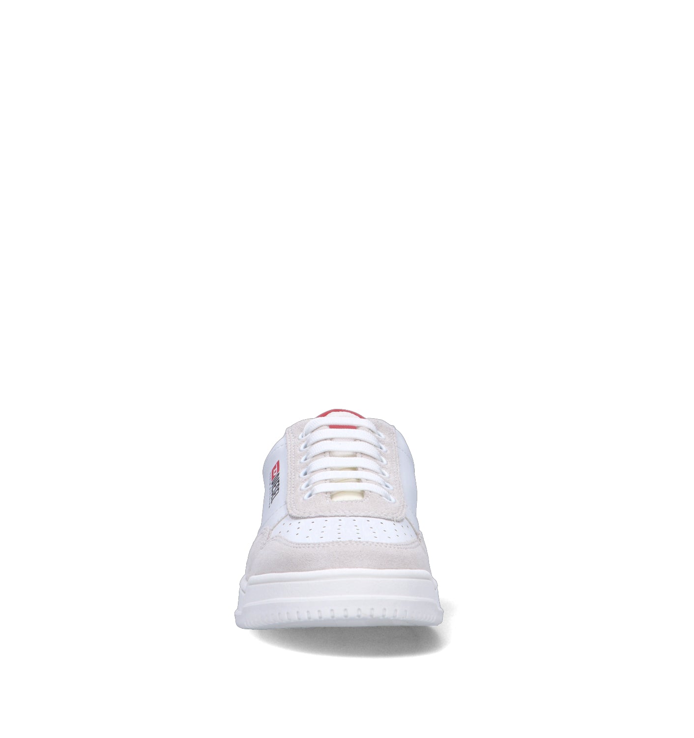 DIESEL Sneaker ragazzo bianca/rossa