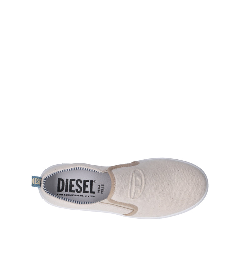 DIESEL Slip on ragazzi beige