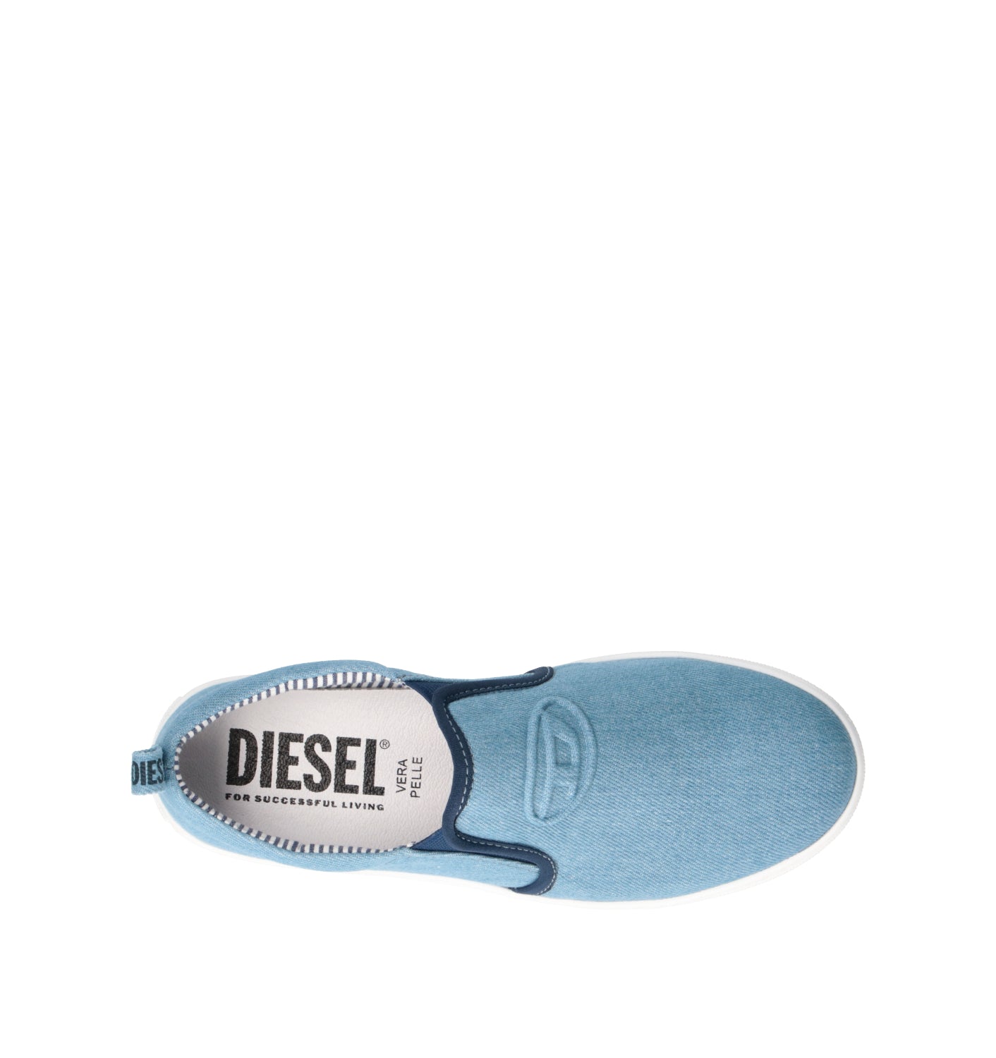 DIESEL Slip on ragazzo azzurra