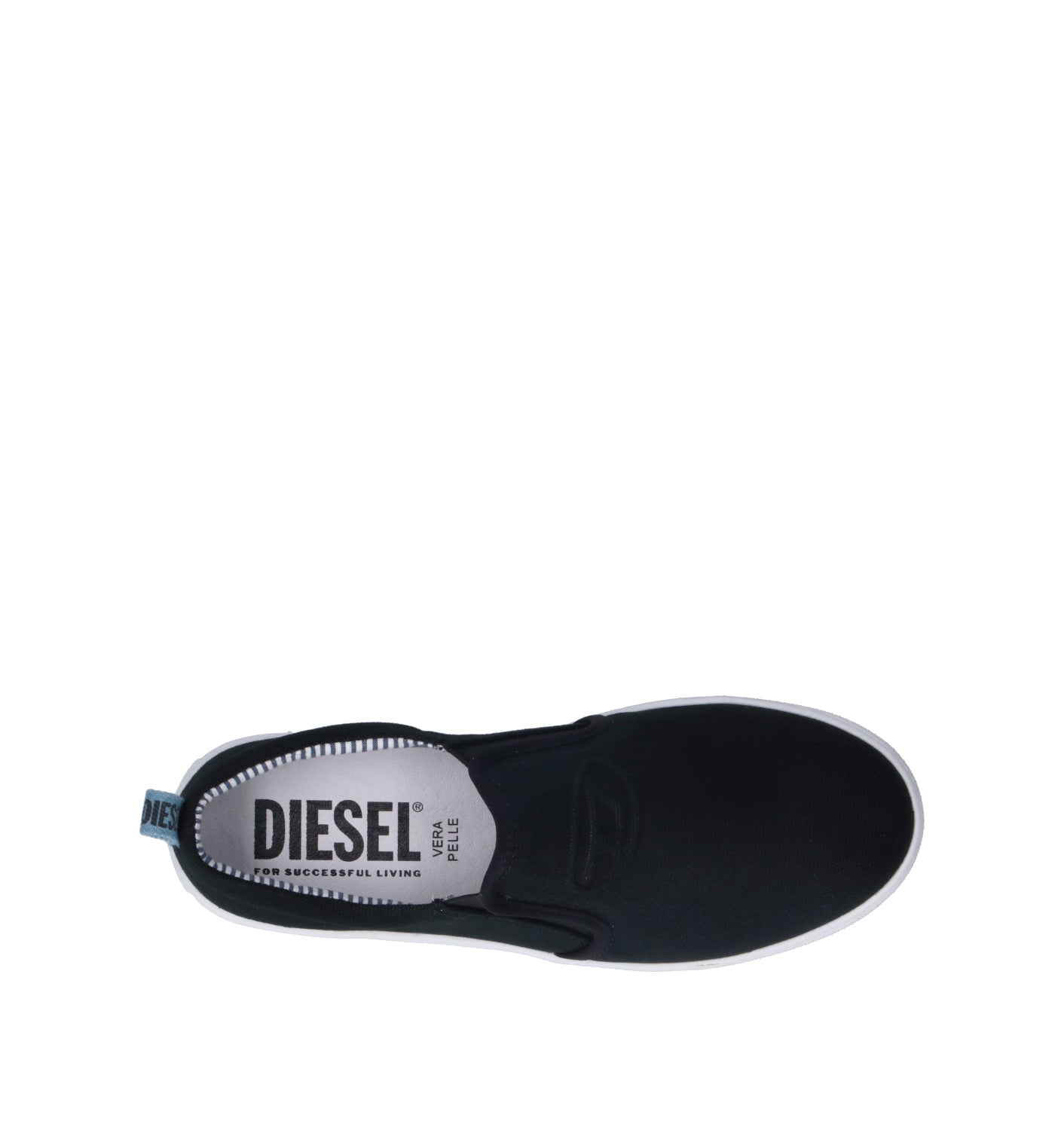 DIESEL Slip on ragazzo nera