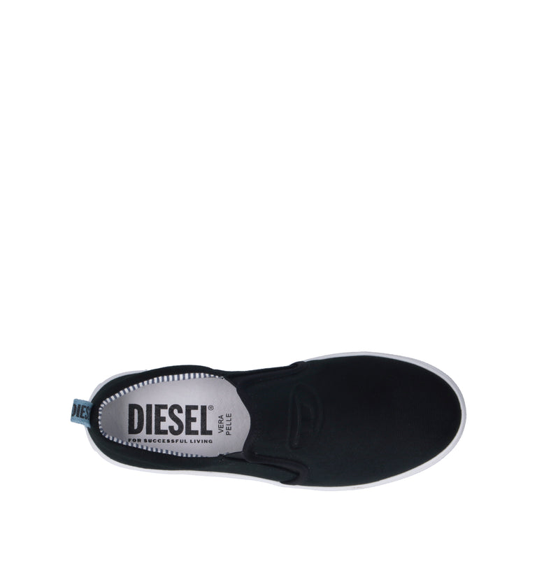 DIESEL Slip on ragazzo nera