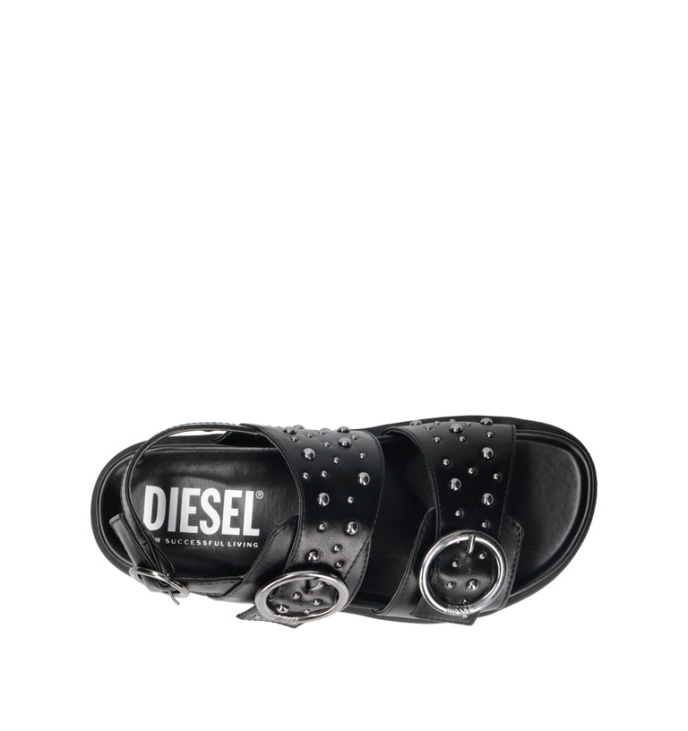 DIESEL Sandalo ragazza nero