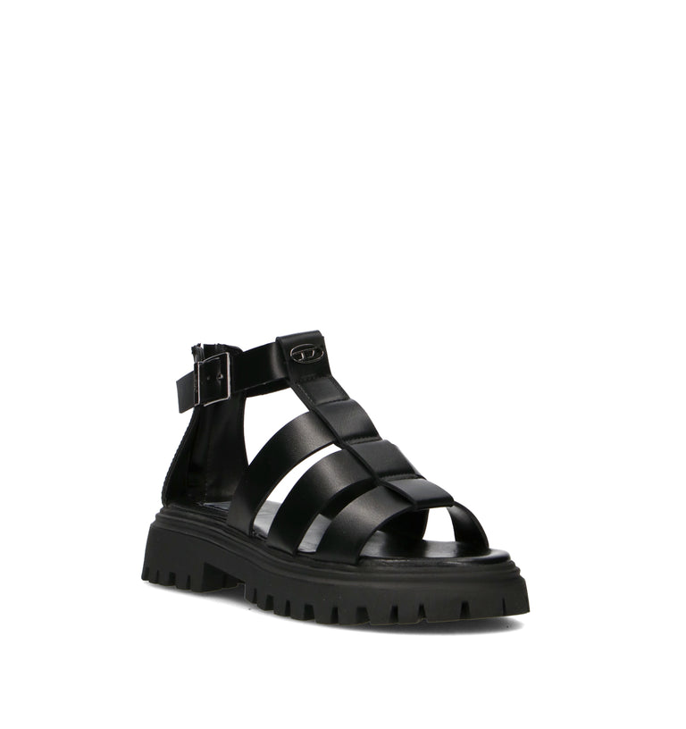 DIESEL Sandalo ragazza nero