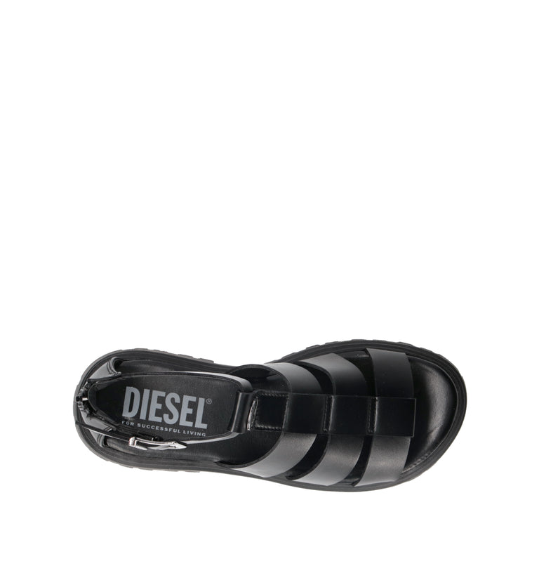 DIESEL Sandalo ragazza nero