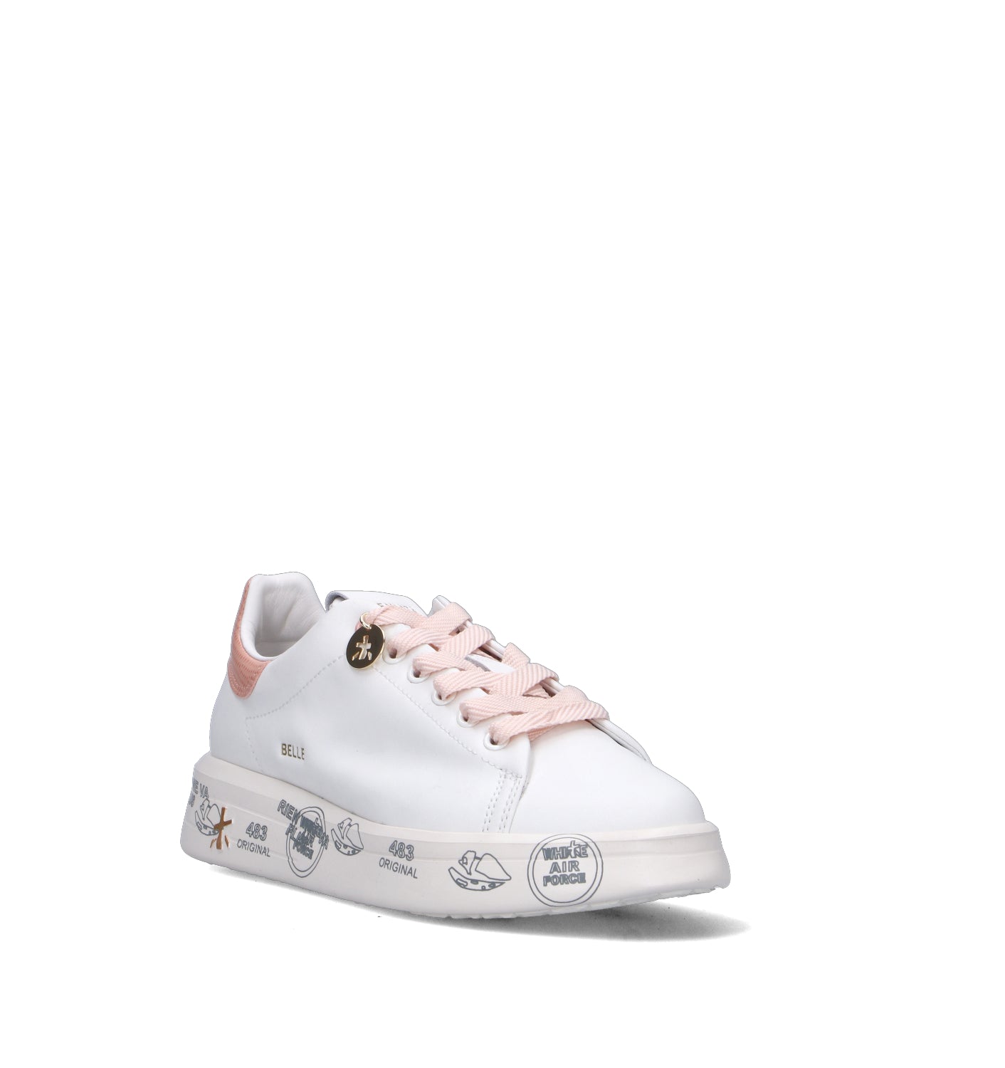 PREMIATA Sneaker donna bianca/rosa