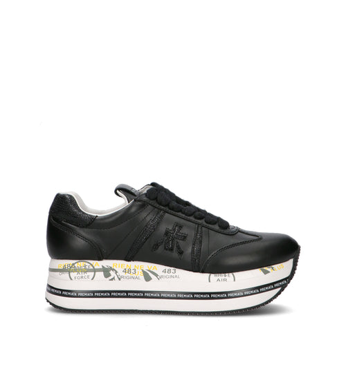 PREMIATA BETH Sneaker donna nera in pelle