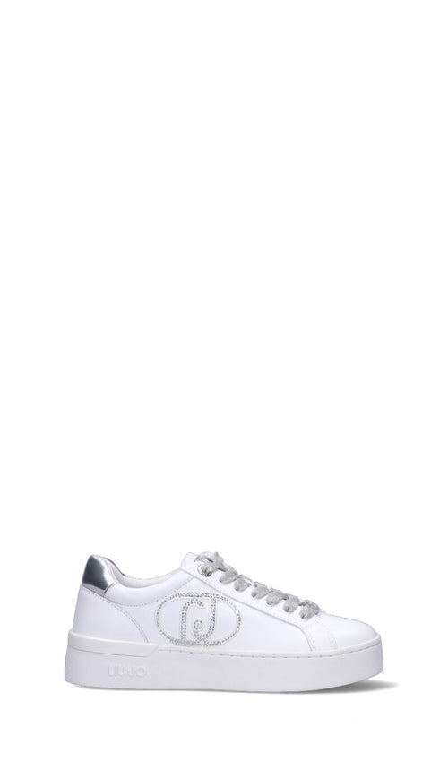 LIU JO Sneaker donna bianca/argento in pelle