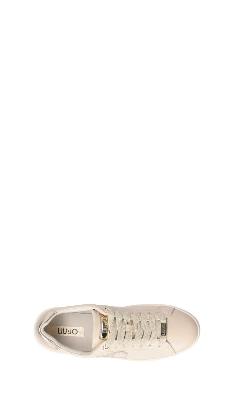 LIU JO Sneaker donna panna in pelle