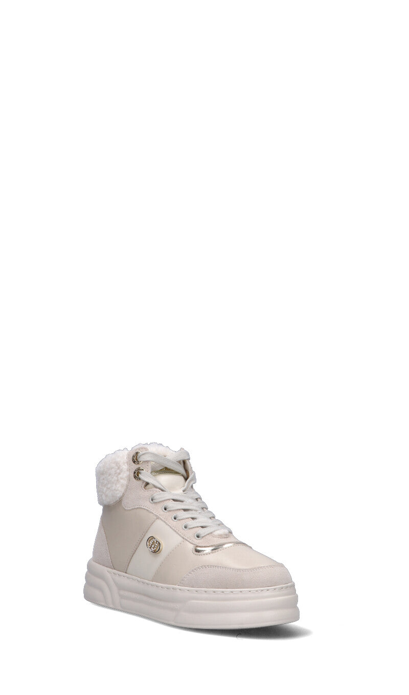 LIU JO Sneaker donna panna in suede