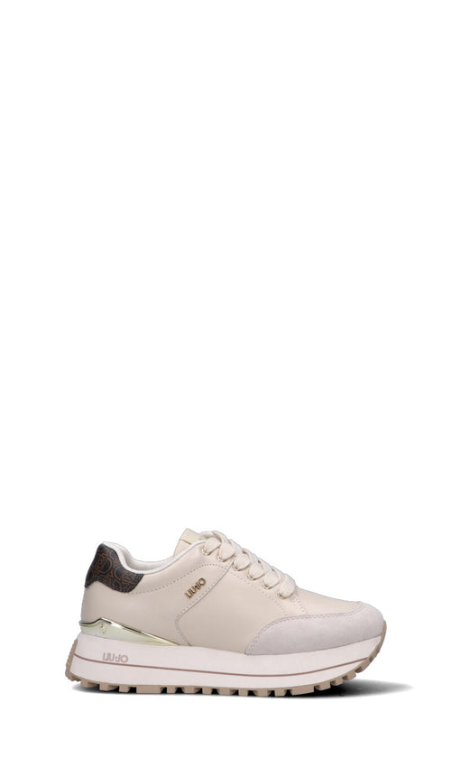 LIU JO Sneaker donna burro in pelle