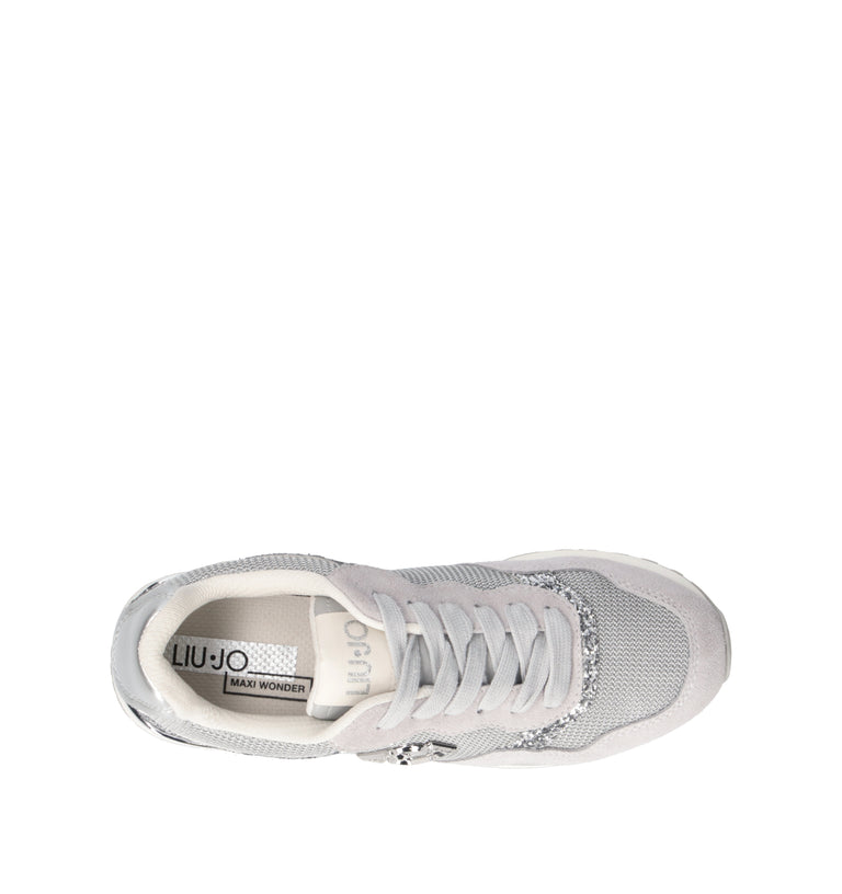 LIU JO Sneaker donna grigia/argento
