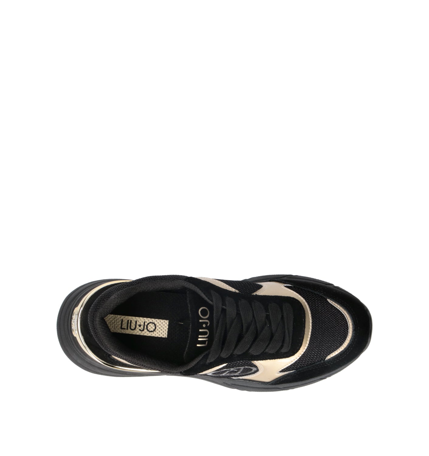 LIU JO Sneaker donna nera/oro
