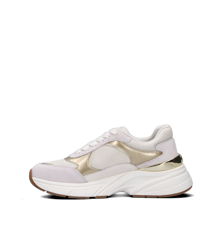 LIU JO Sneaker donna bianca/oro