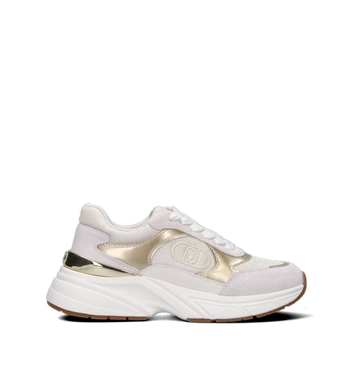 LIU JO Sneaker donna bianca/oro
