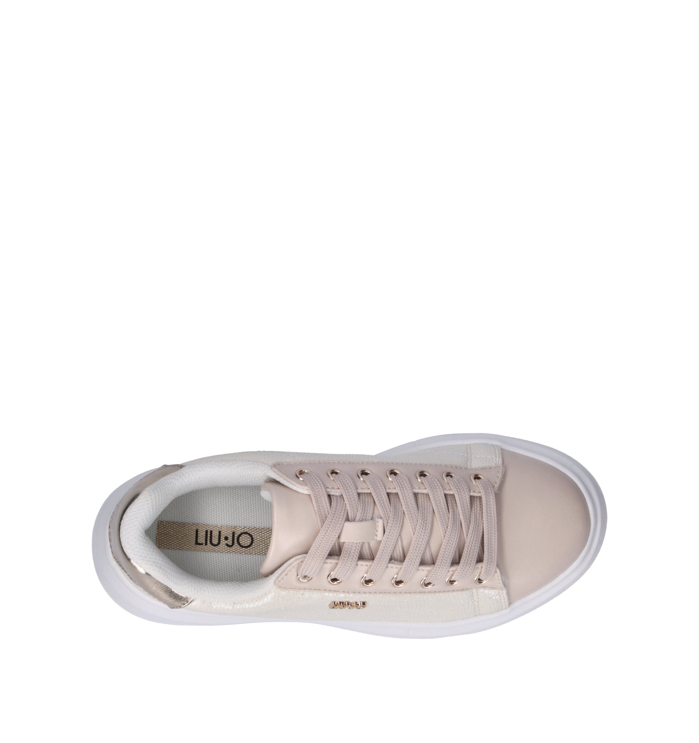 LIU JO Sneaker donna panna/oro