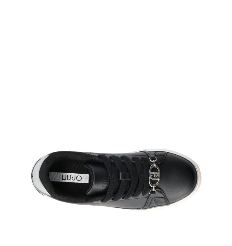 LIU JO Sneaker donna nera in pelle