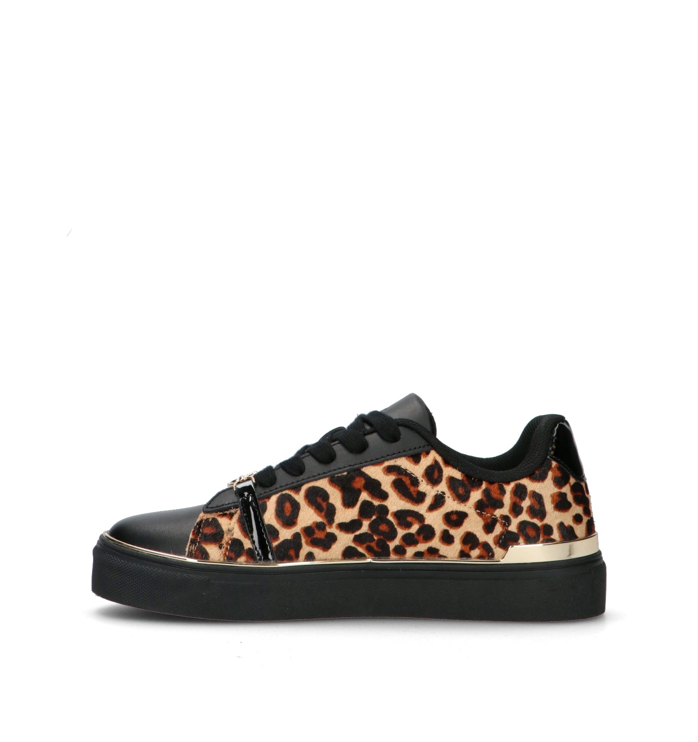 LIU JO Sneaker donna nera/maculata in cavallino