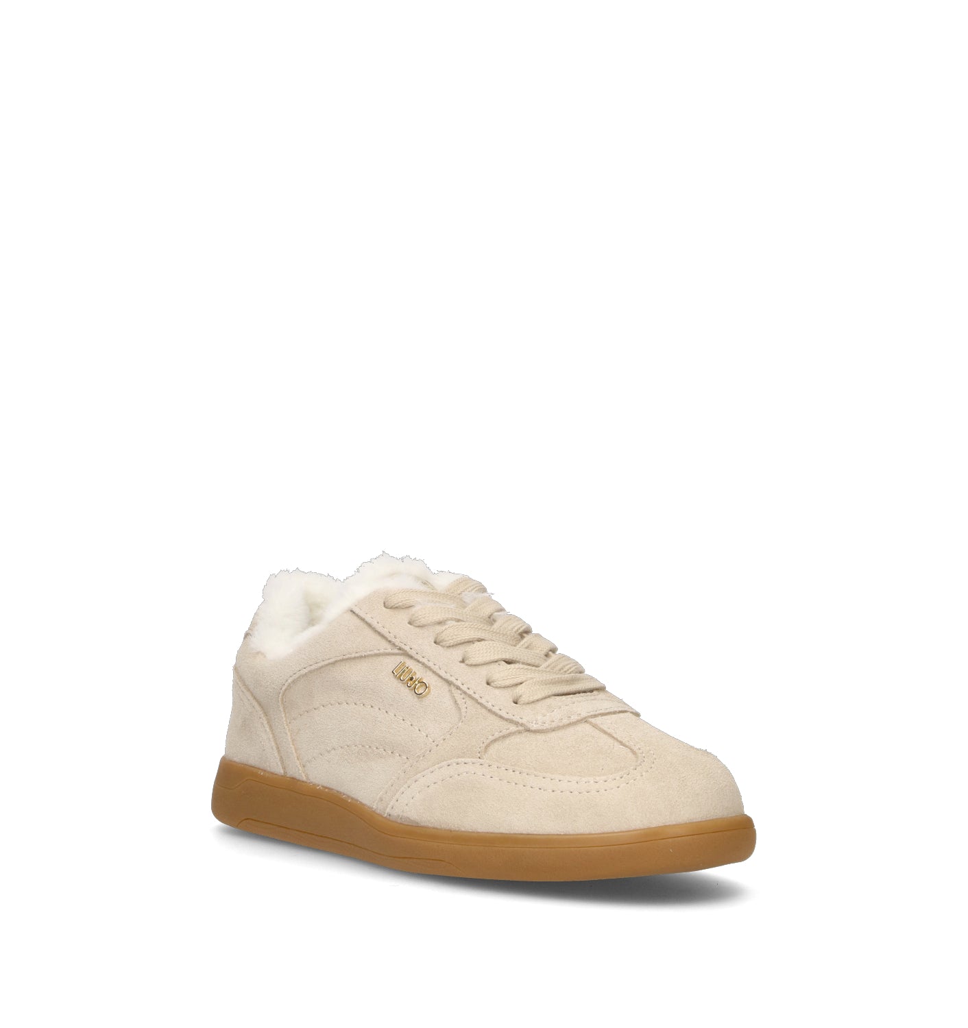 LIU JO Sneaker donna beige in suede