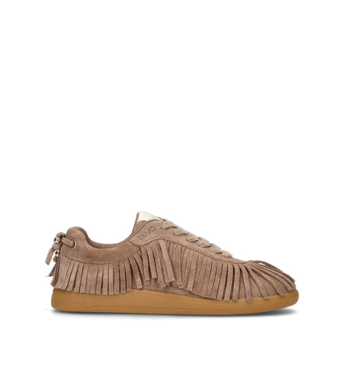 LIU JO Sneaker donna beige in suede