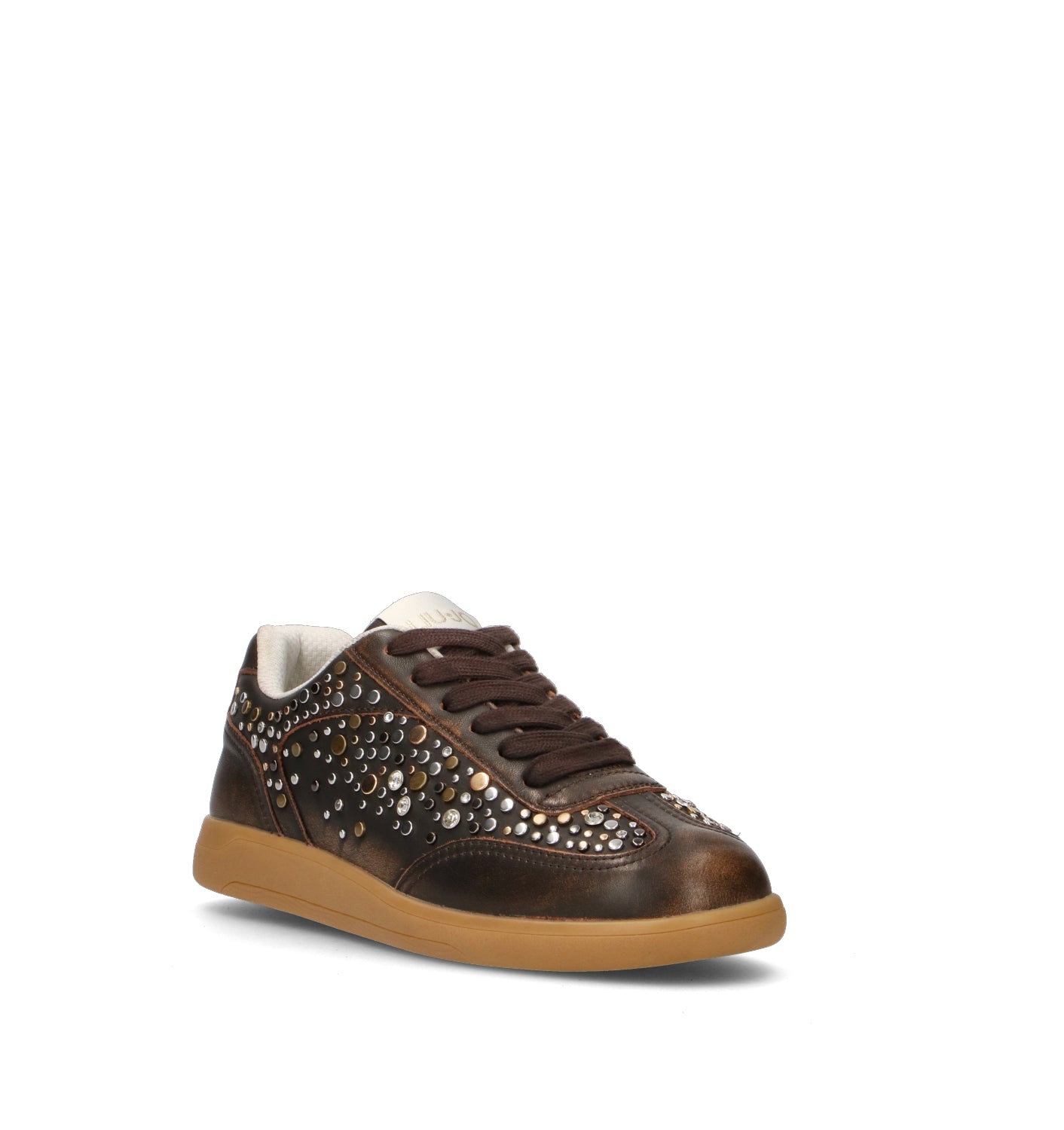 LIU JO Sneaker donna marrone in pelle