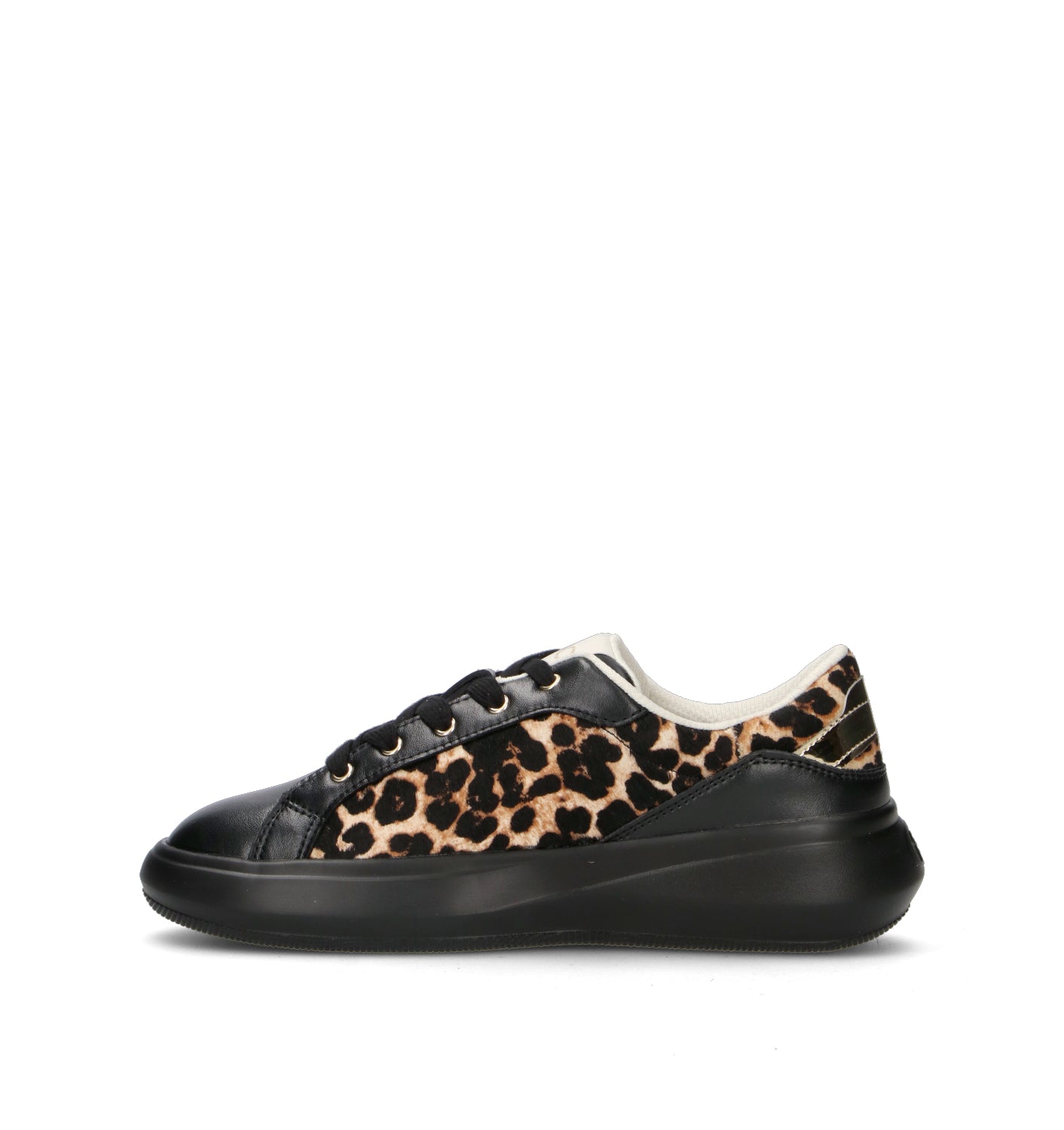LIU JO Sneaker donna nera/leopardata