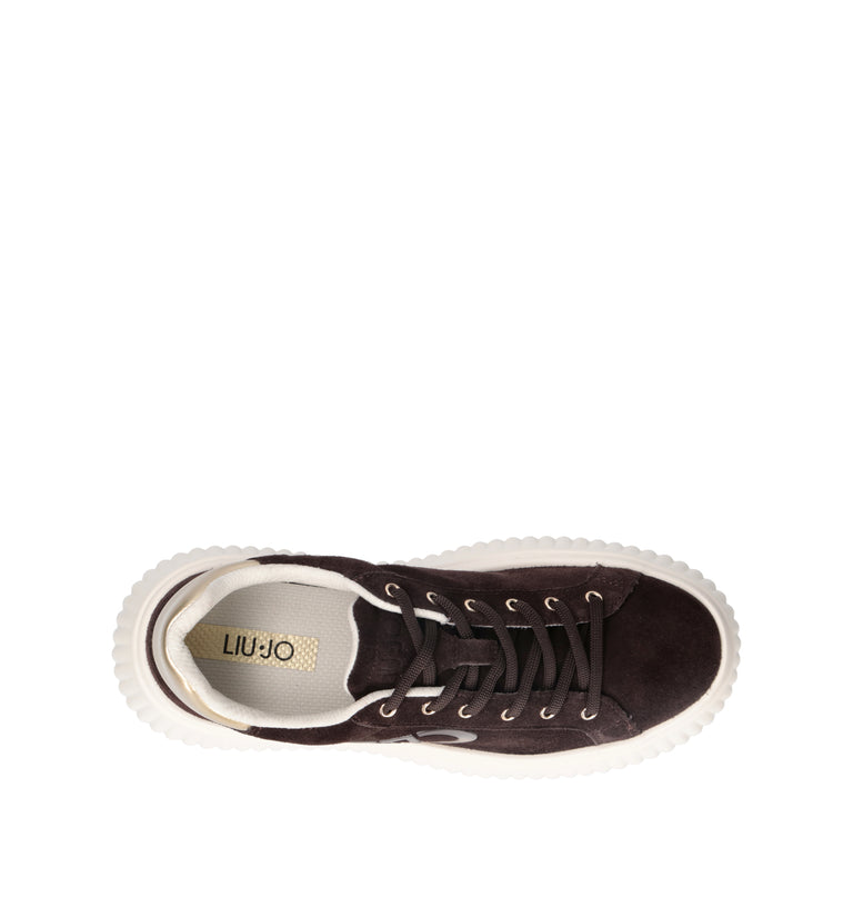 LIU JO Sneaker donna marrone in suede