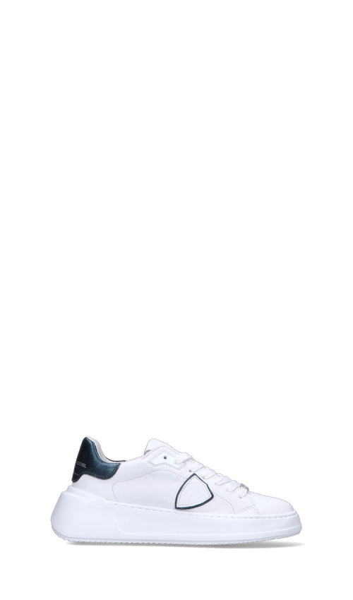 PHILIPPE MODEL Sneaker donna bianca/nera in pelle