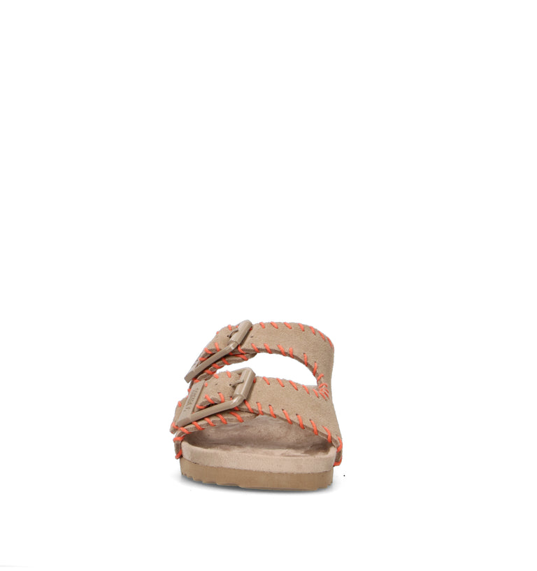COLORS OF CALIFORNIA Ciabatta donna taupe in suede