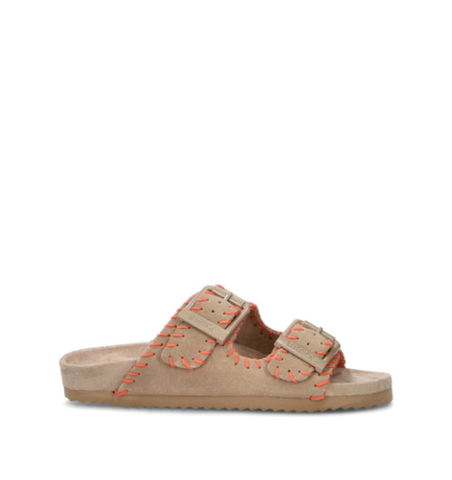 COLORS OF CALIFORNIA Ciabatta donna taupe in suede