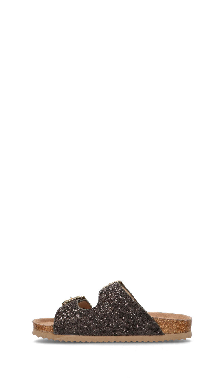 COLORS OF CALIFORNIA Ciabatta donna nera in pelle