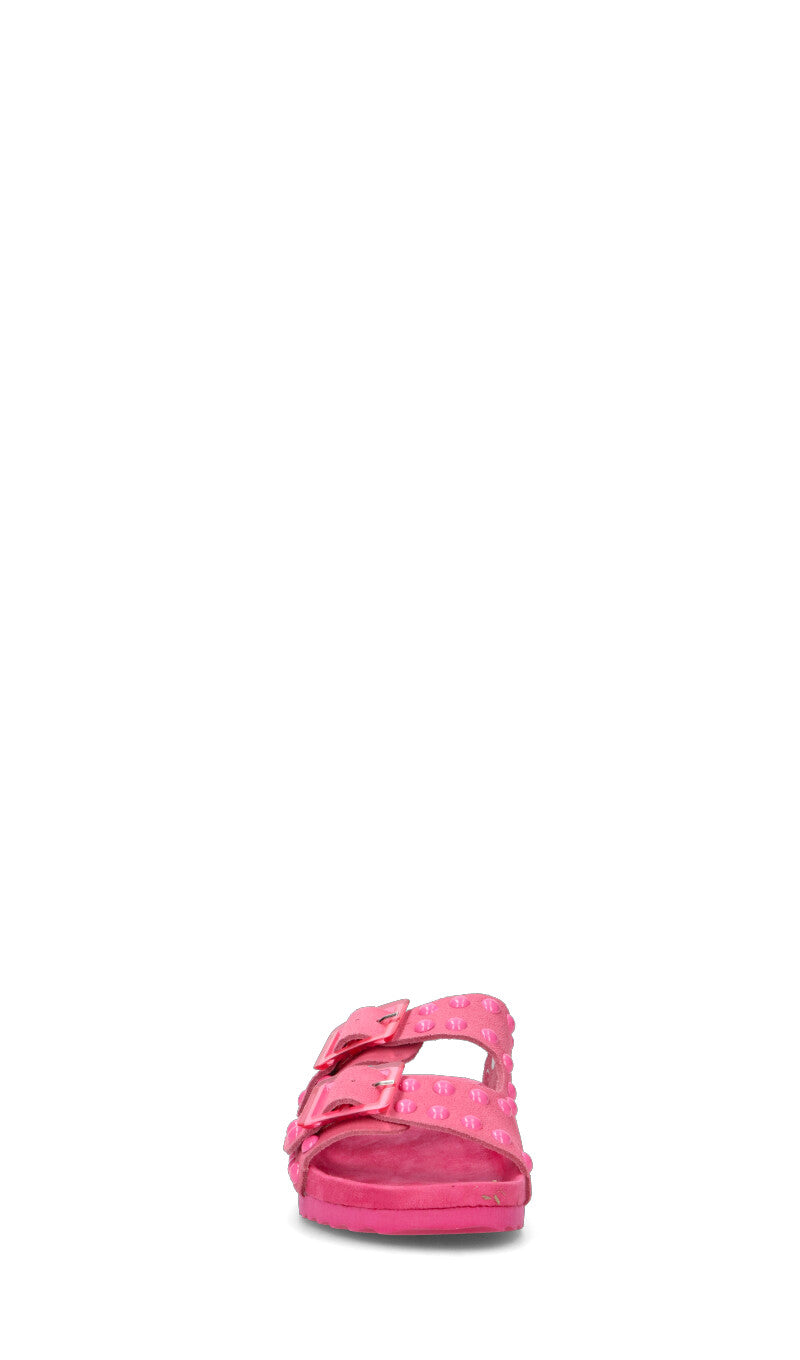 COLORS OF CALIFORNIA Ciabatta donna rosa in suede