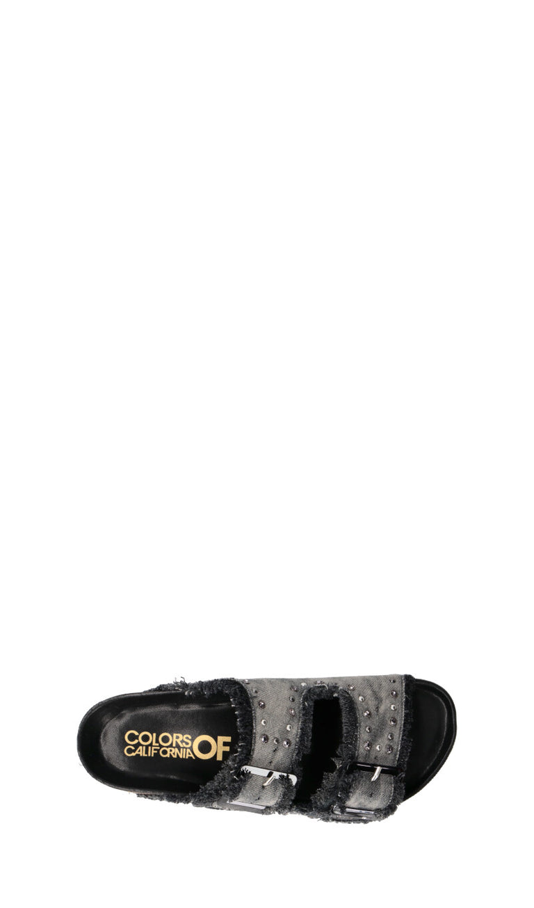 COLORS OF CALIFORNIA Ciabatta donna nera