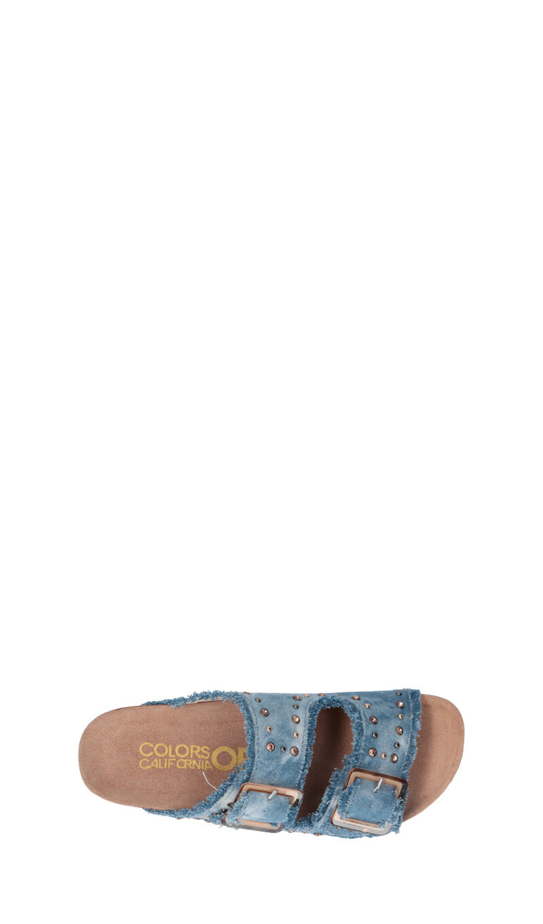 COLORS OF CALIFORNIA Ciabatta donna denim