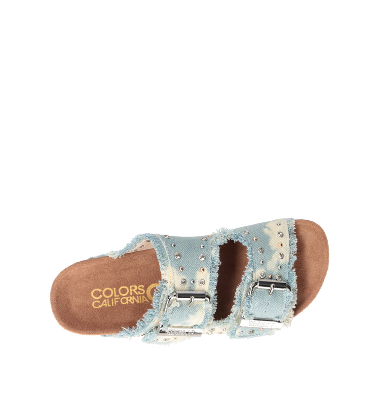 COLORS OF CALIFORNIA Ciabatta donna denim