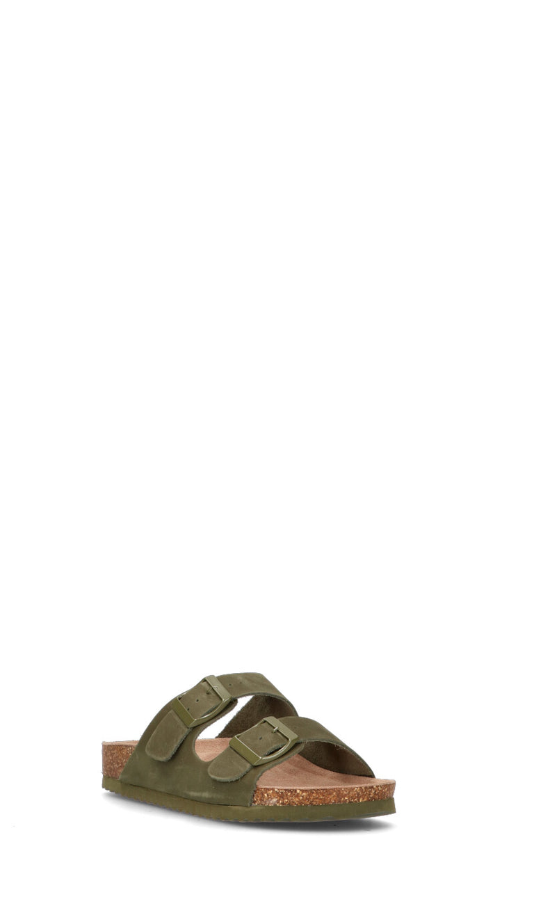 COLORS OF CALIFORNIA Ciabatta donna militare in nabuk