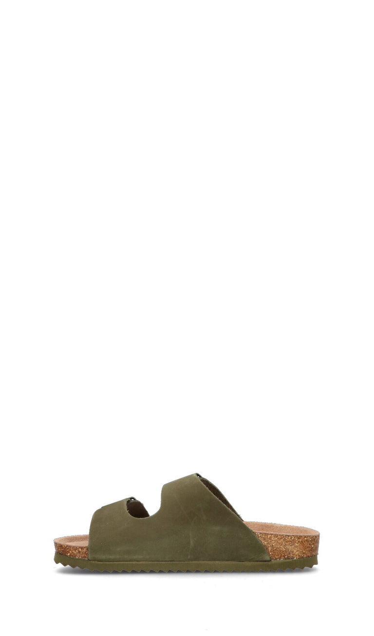 COLORS OF CALIFORNIA Ciabatta donna militare in nabuk