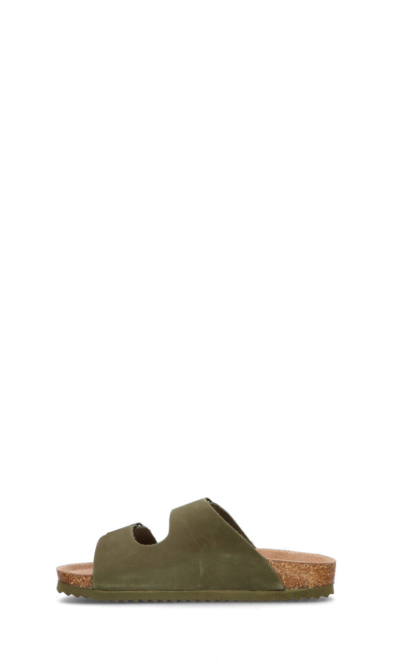 COLORS OF CALIFORNIA Ciabatta donna militare in nabuk