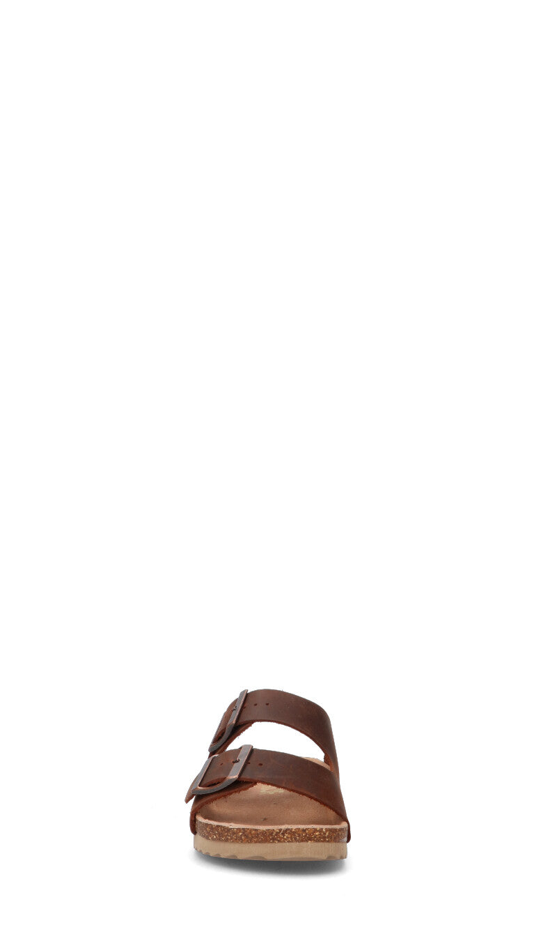 COLORS OF CALIFORNIA Ciabatta donna marrone in pelle