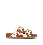 COLORS OF CALIFORNIA Ciabatta donna bianca/marrone in suede