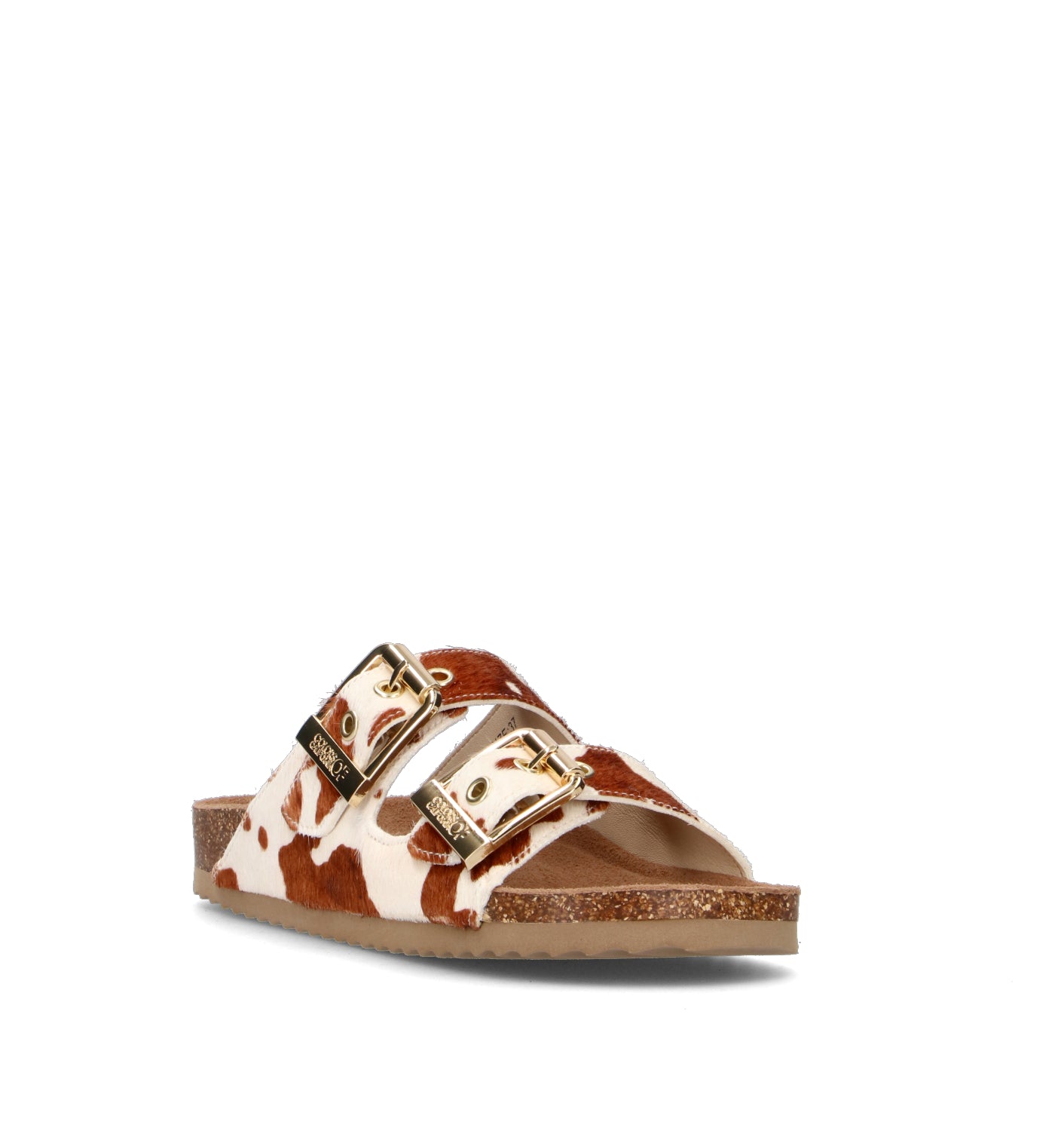 COLORS OF CALIFORNIA Ciabatta donna bianca/marrone in suede